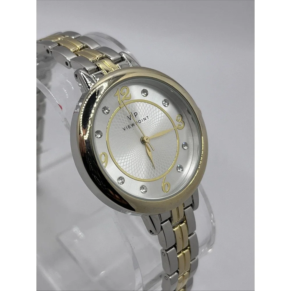 View Point by Timex Women's Two Tone Watch 34mm Case‎ 8